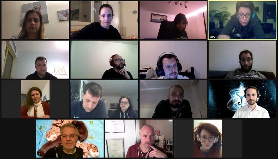 Zoom Gruppenfoto GV