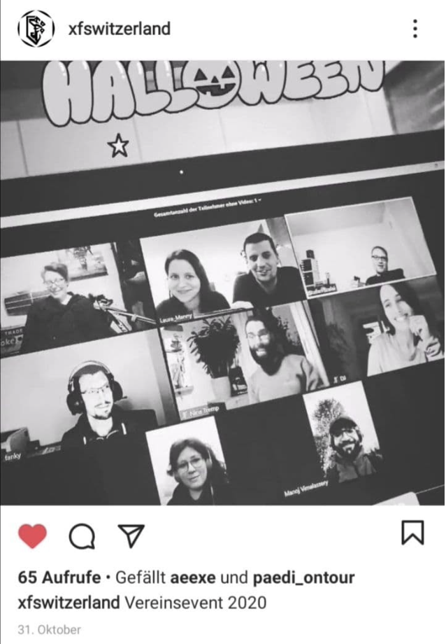 Screenshot Instagram Halloween